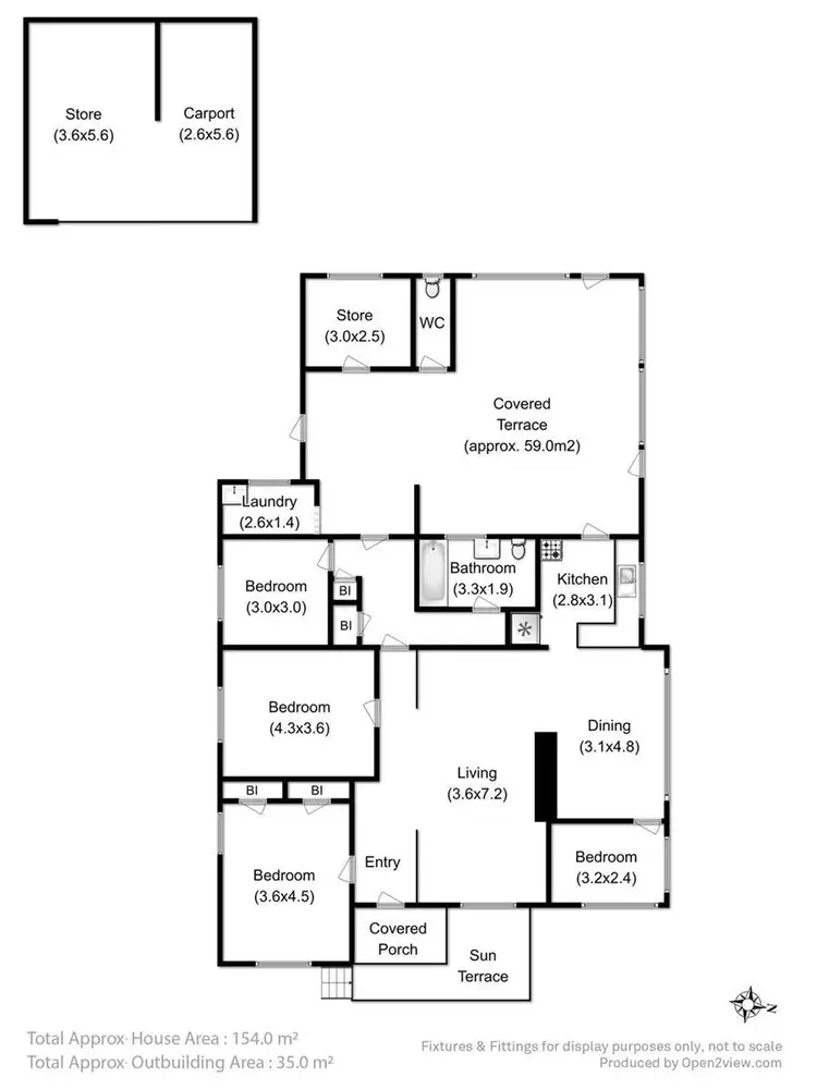 Floorplan of Homely house listing, 7723 Channel Highway, Cygnet TAS 7112