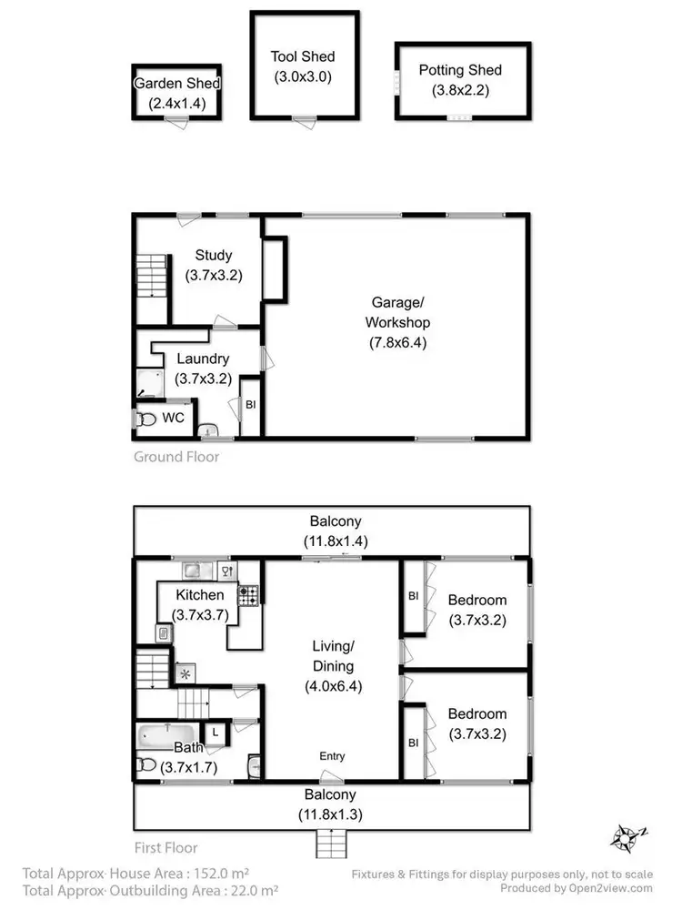 Floorplan of Homely house listing, 7201 Channel Highway, Nicholls Rivulet TAS 7112