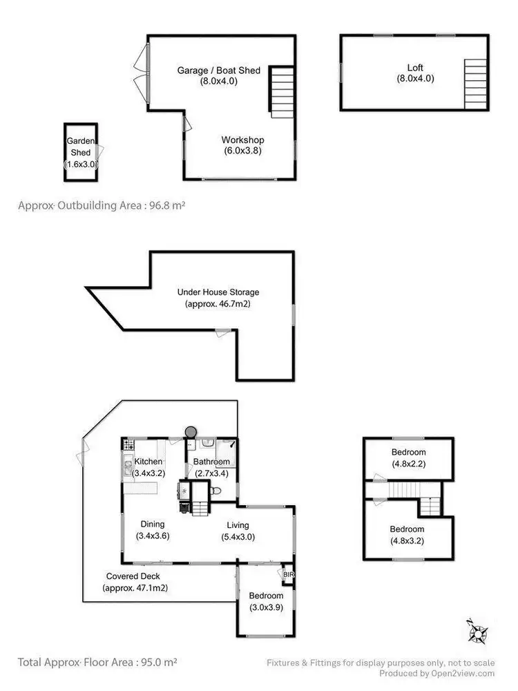 Floorplan of Homely house listing, 42 Chuter Street, Deep Bay TAS 7112