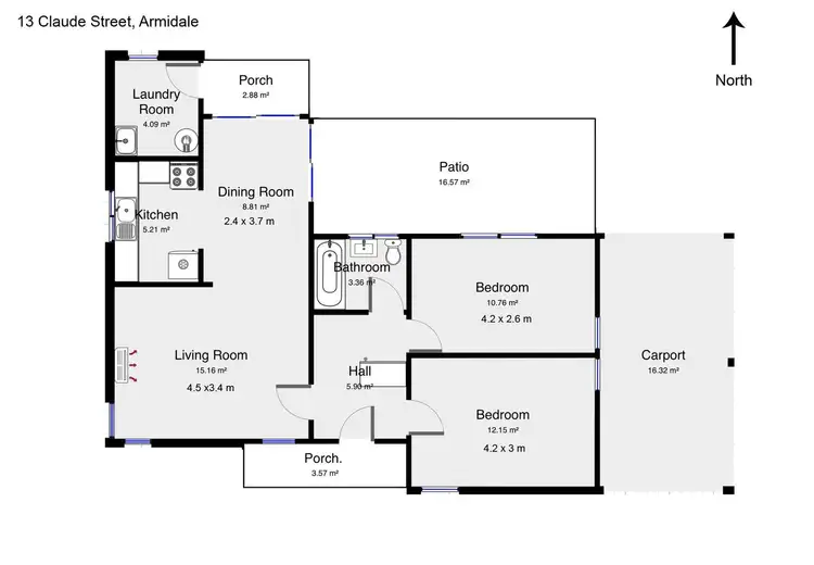 Floorplan of Homely house listing, 13 Claude Street, Armidale NSW 2350