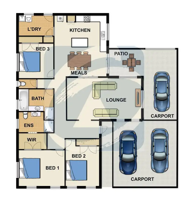 Floorplan of Homely house listing, 20 Hawdon Crescent, Springwood QLD 4127