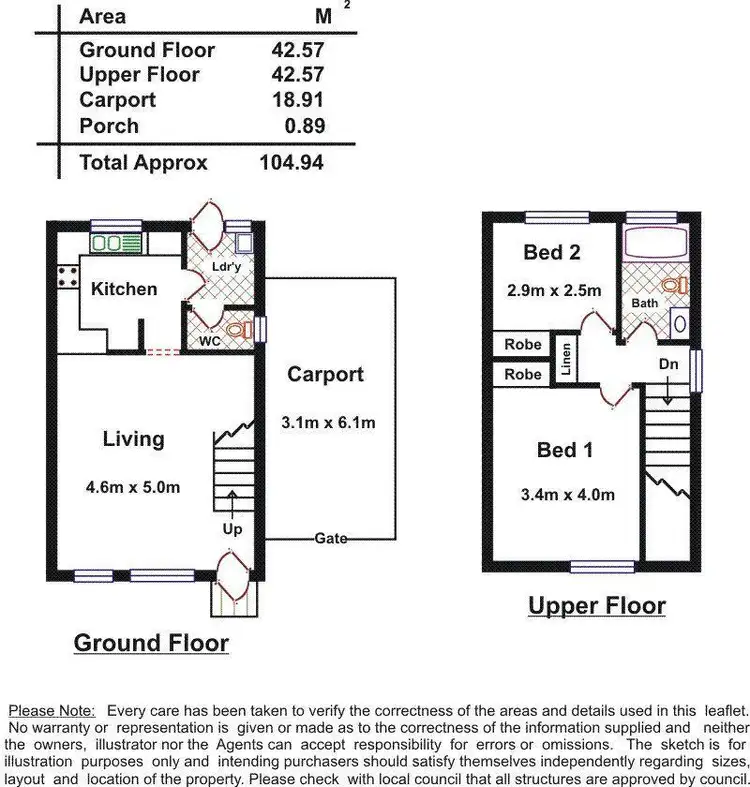 Floorplan of Homely unit listing, 4/141 Mead Street, Peterhead SA 5016