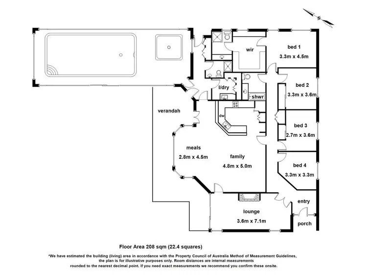 Floorplan of Homely house listing, 455 Berwick Road, Narre Warren East VIC 3804