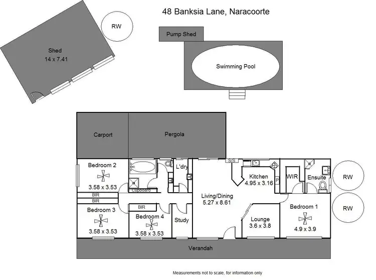 Floorplan of Homely house listing, 48 Banksia Lane, Naracoorte SA 5271