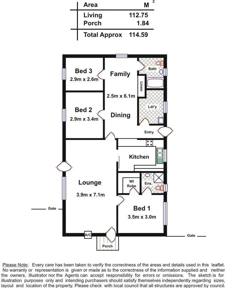 Floorplan of Homely house listing, 33 Currawong Crescent, Craigmore SA 5114