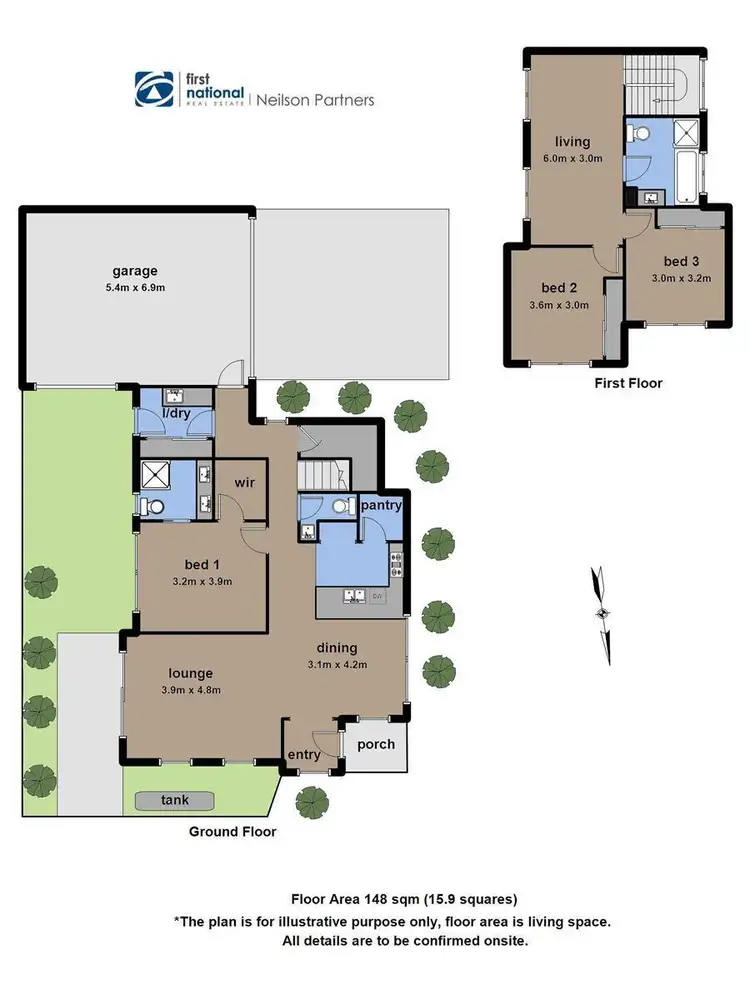 Floorplan of Homely unit listing, 2 &3 /14 Brisbane Street, Berwick VIC 3806