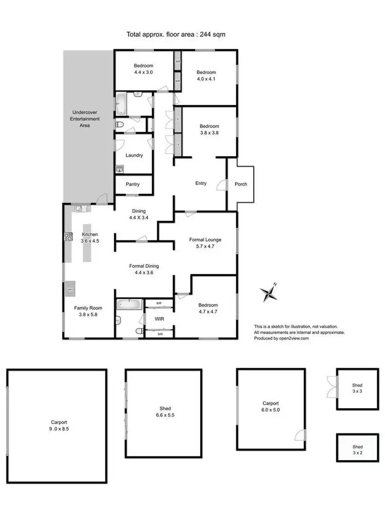 Floorplan of Homely house listing, 114 Lymington Road, Cygnet TAS 7112