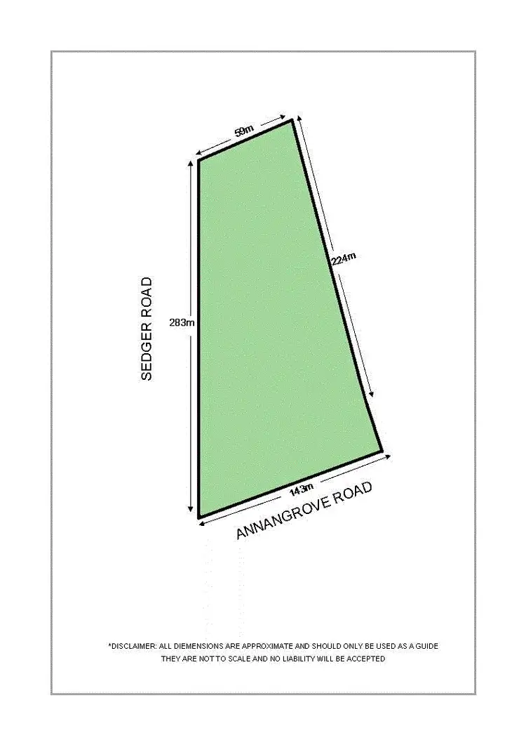 Floorplan of Homely land listing, Address available on request