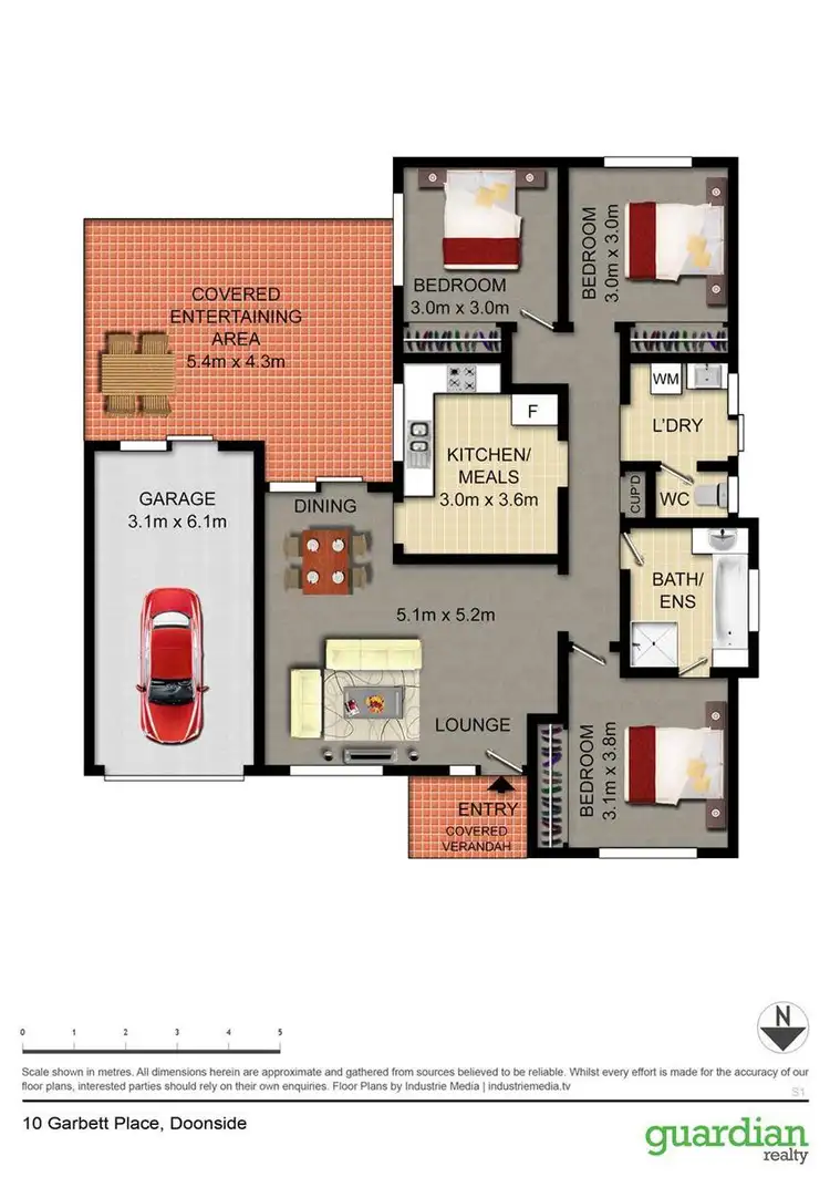 Floorplan of Homely house listing, 10 Garbett Place, Doonside NSW 2767