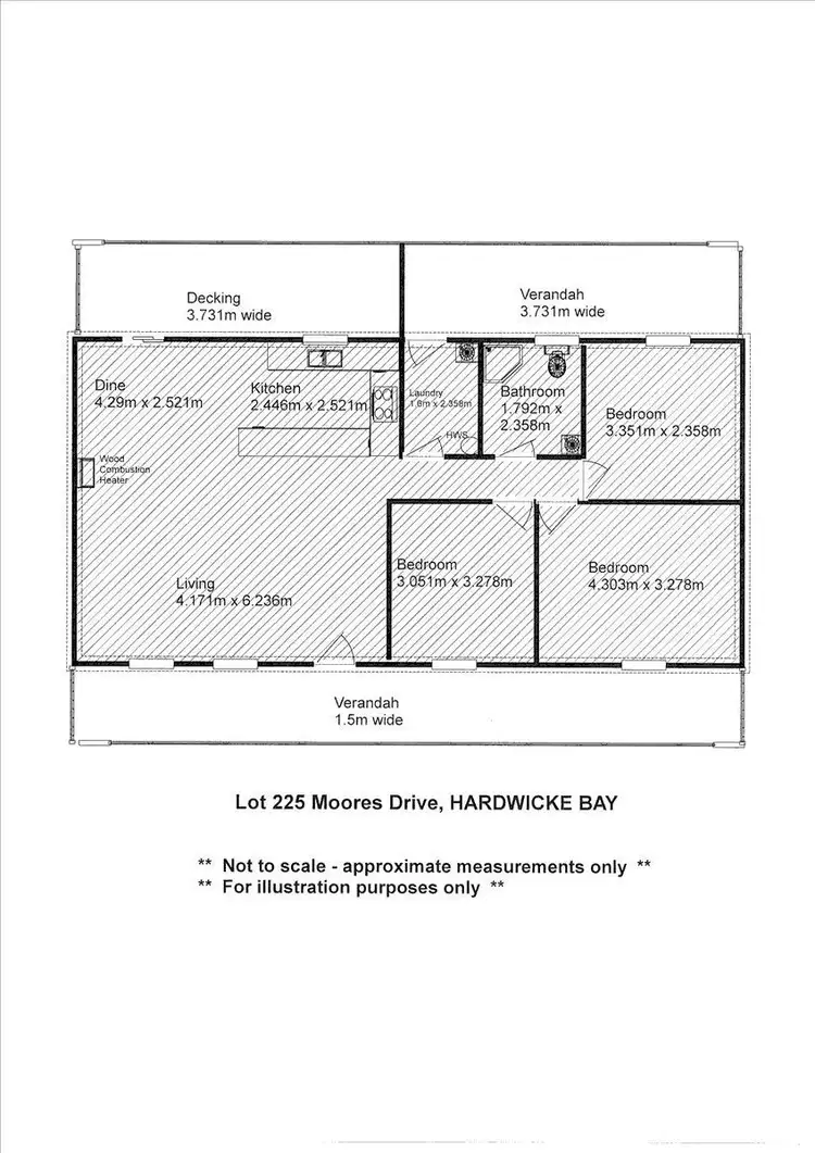 Floorplan of Homely house listing, 113 Moores Drive, Hardwicke Bay SA 5575