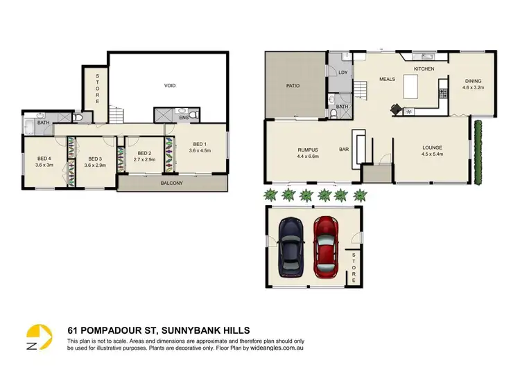 Floorplan of Homely house listing, 61 Pompadour Street, Sunnybank Hills QLD 4109
