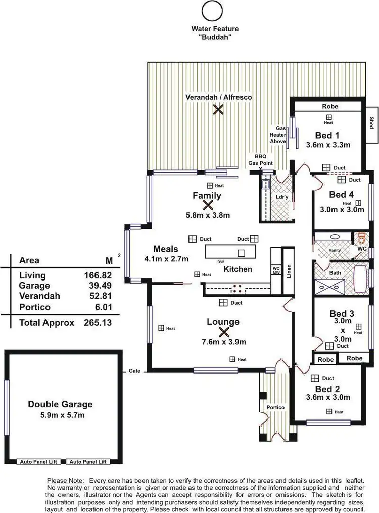 Floorplan of Homely house listing, 25 Olympiad Court, Golden Grove SA 5125