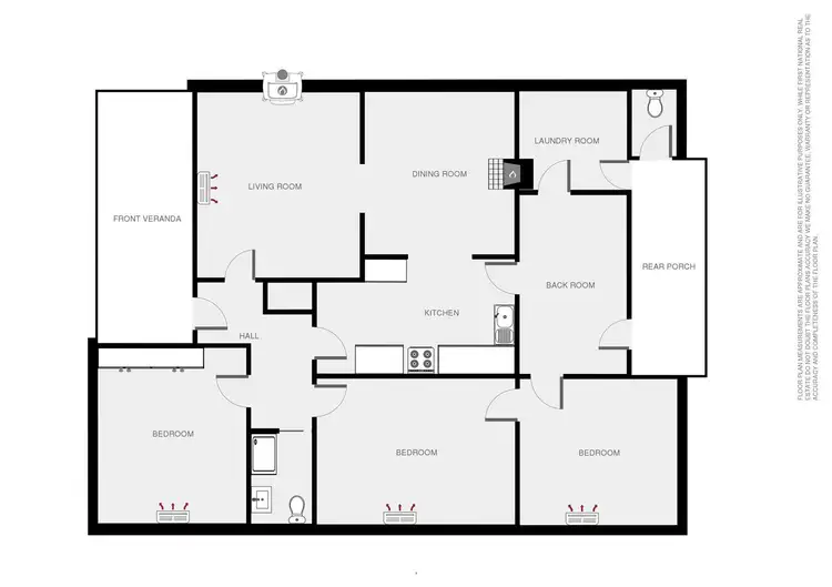 Floorplan of Homely house listing, 21 O'Donnell Avenue, Myrtleford VIC 3737