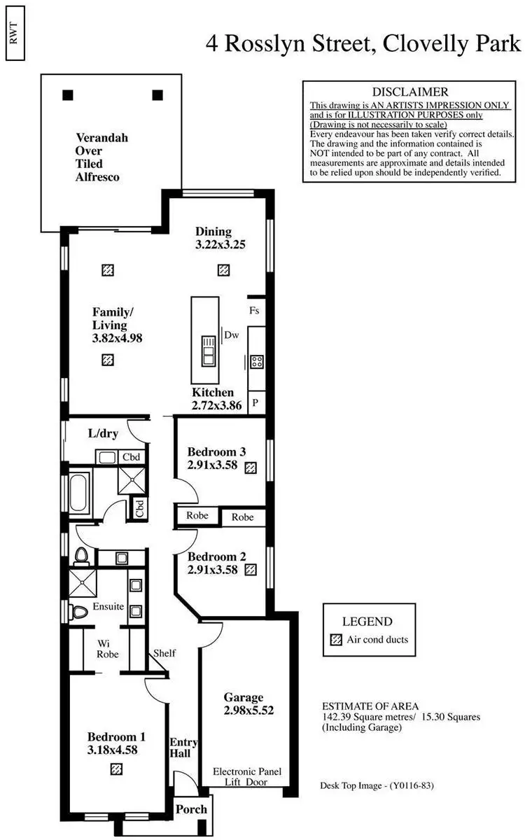 Floorplan of Homely house listing, 4 Rosslyn Street, Clovelly Park SA 5042