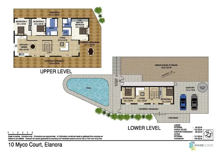 Floorplan of Homely house listing, 10 Myco Court, Elanora QLD 4221