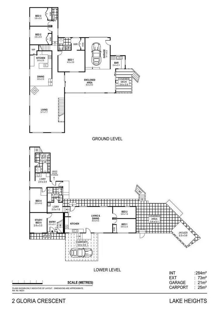 Floorplan of Homely house listing, 2 Gloria Crescent, Lake Heights NSW 2502
