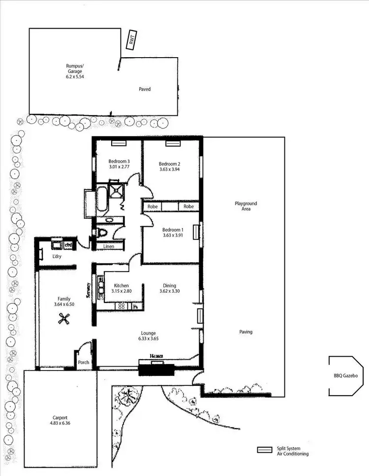 Floorplan of Homely house listing, 14 Avalon Road, Marion SA 5043