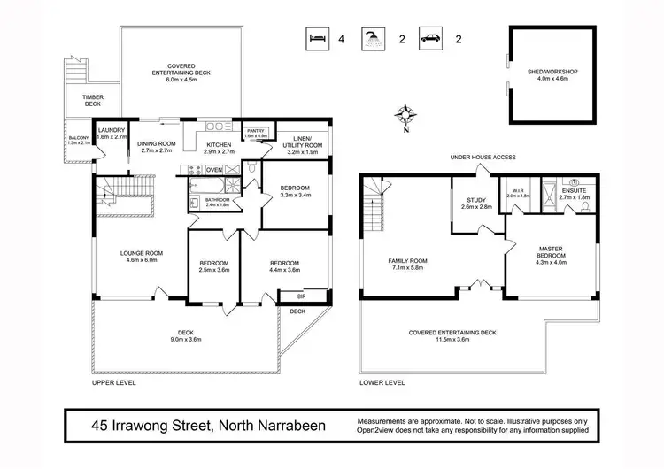 Floorplan of Homely house listing, 45 Irrawong Road, North Narrabeen NSW 2101