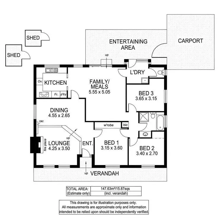 Floorplan of Homely house listing, 209 Perry Barr Road, Hallett Cove SA 5158