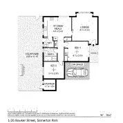 Floorplan of Homely unit listing, 1/26 Bowker Street, Somerton Park SA 5044