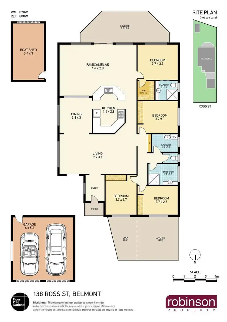 Floorplan of Homely house listing, 138 Ross Street, Belmont NSW 2280