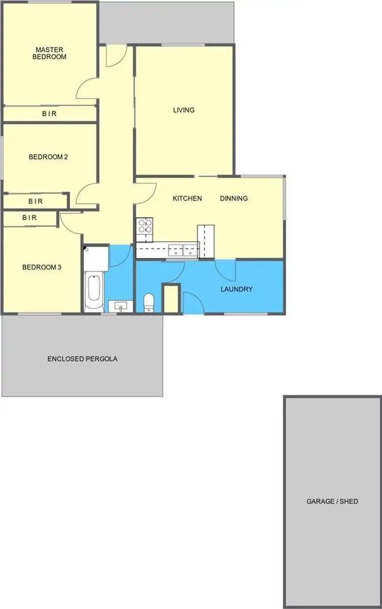 Floorplan of Homely house listing, 29 Larkspur Drive, St Albans VIC 3021