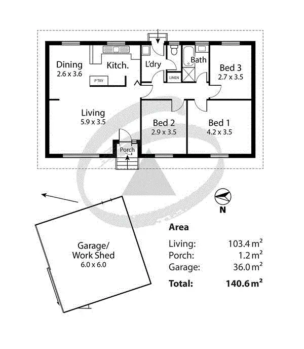 Floorplan of Homely house listing, 4 Bremer Street, Dawesley SA 5252