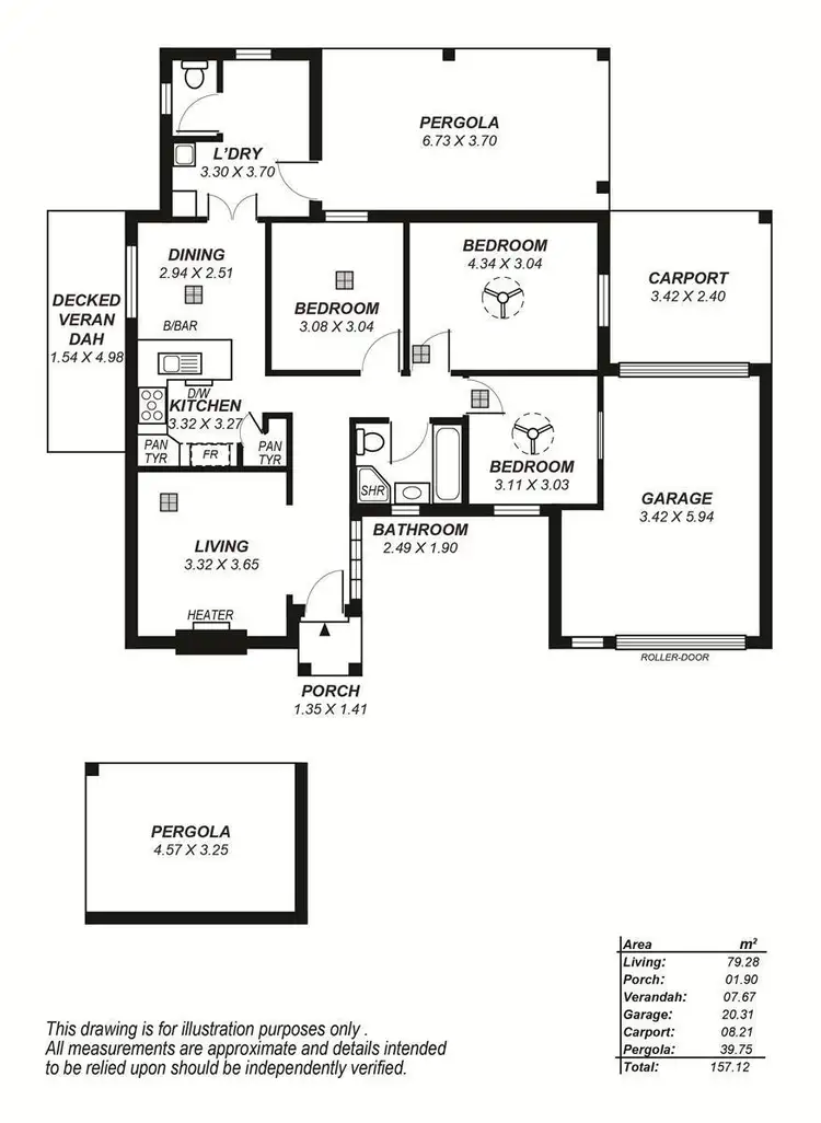 Floorplan of Homely house listing, 25 Merriton Avenue, St Marys SA 5042