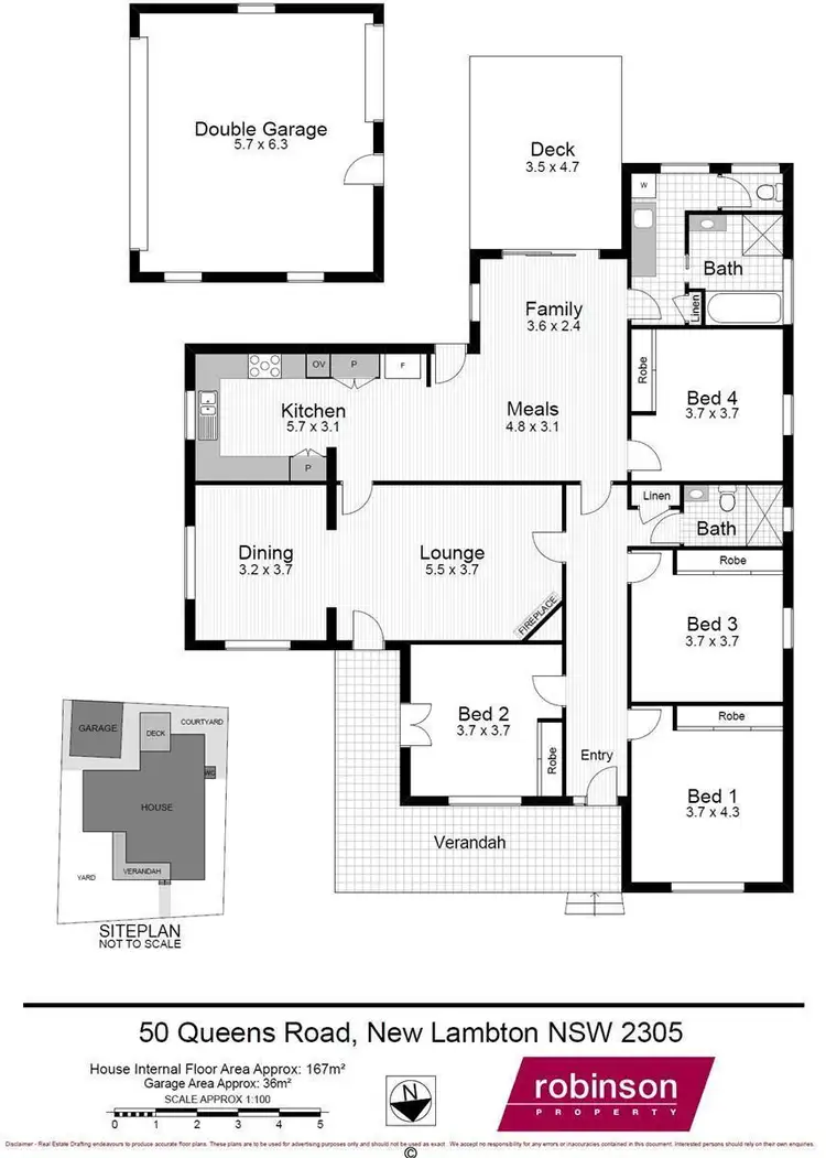 Floorplan of Homely house listing, 50 Queens Road, New Lambton NSW 2305