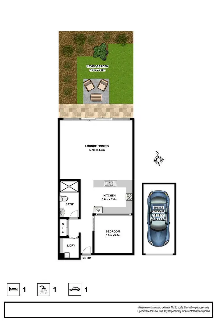 Floorplan of Homely apartment listing, 8/3 King Street, Narrabeen NSW 2101