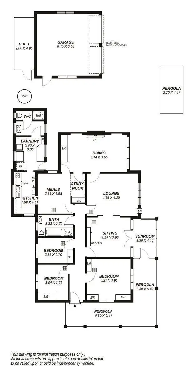 Floorplan of Homely house listing, 7 Angas Road, Hawthorn SA 5062