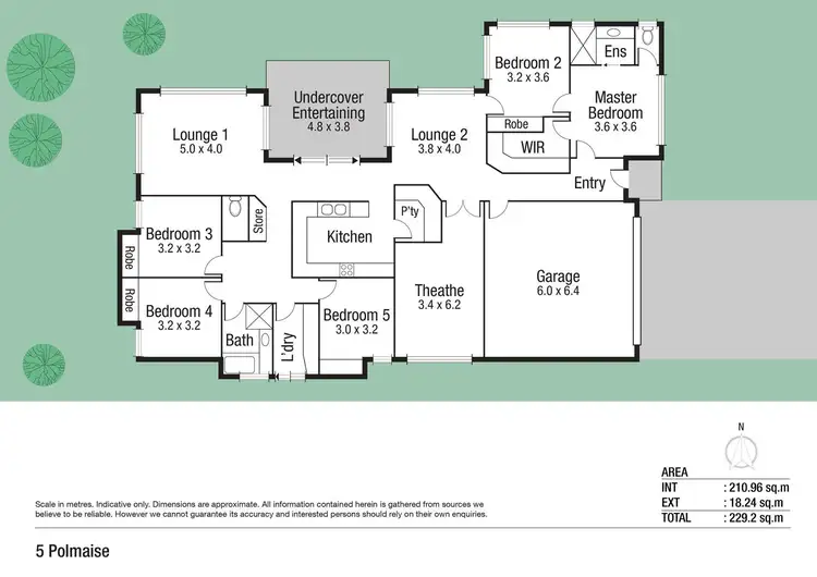 Floorplan of Homely house listing, 5 Polmaise Close, Burdell QLD 4818