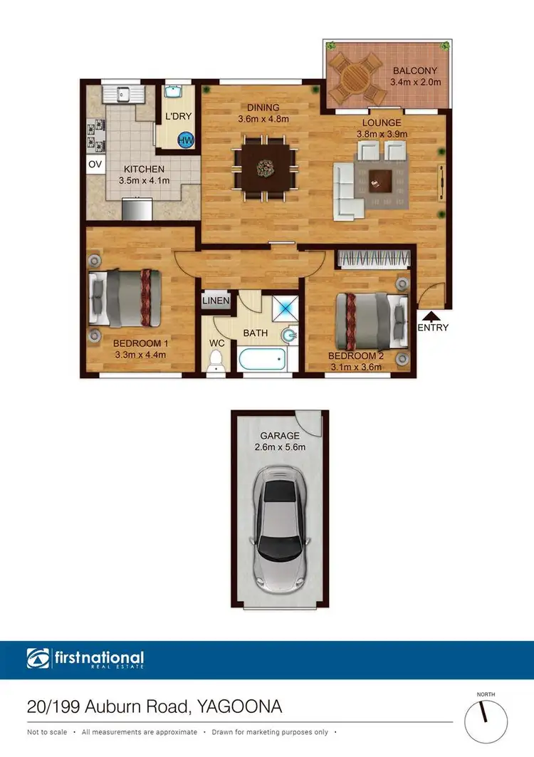 Floorplan of Homely apartment listing, 20/199 Auburn Road, Yagoona NSW 2199