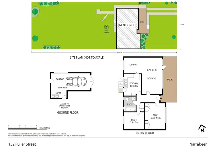 Floorplan of Homely house listing, 132 Fuller Street, Narrabeen NSW 2101