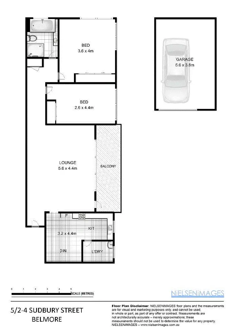 Floorplan of Homely apartment listing, 5/2-4 Sudbury Street, Belmore NSW 2192