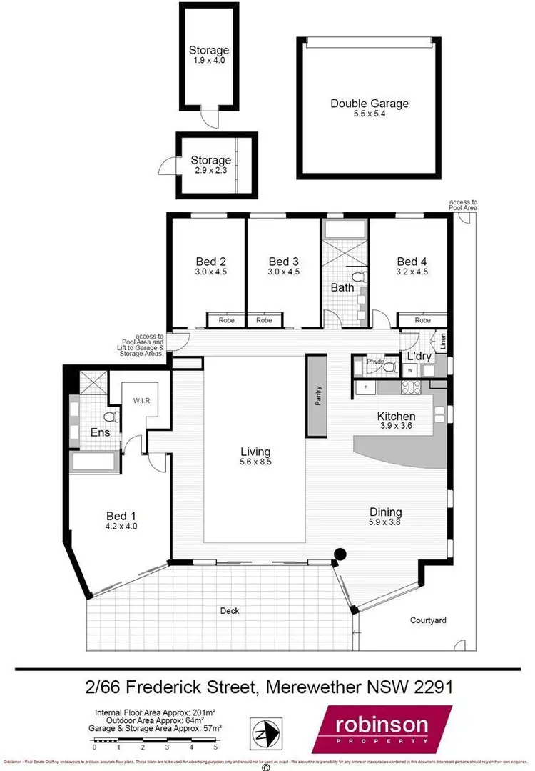 Floorplan of Homely townhouse listing, 2/66 Frederick Street, Merewether NSW 2291