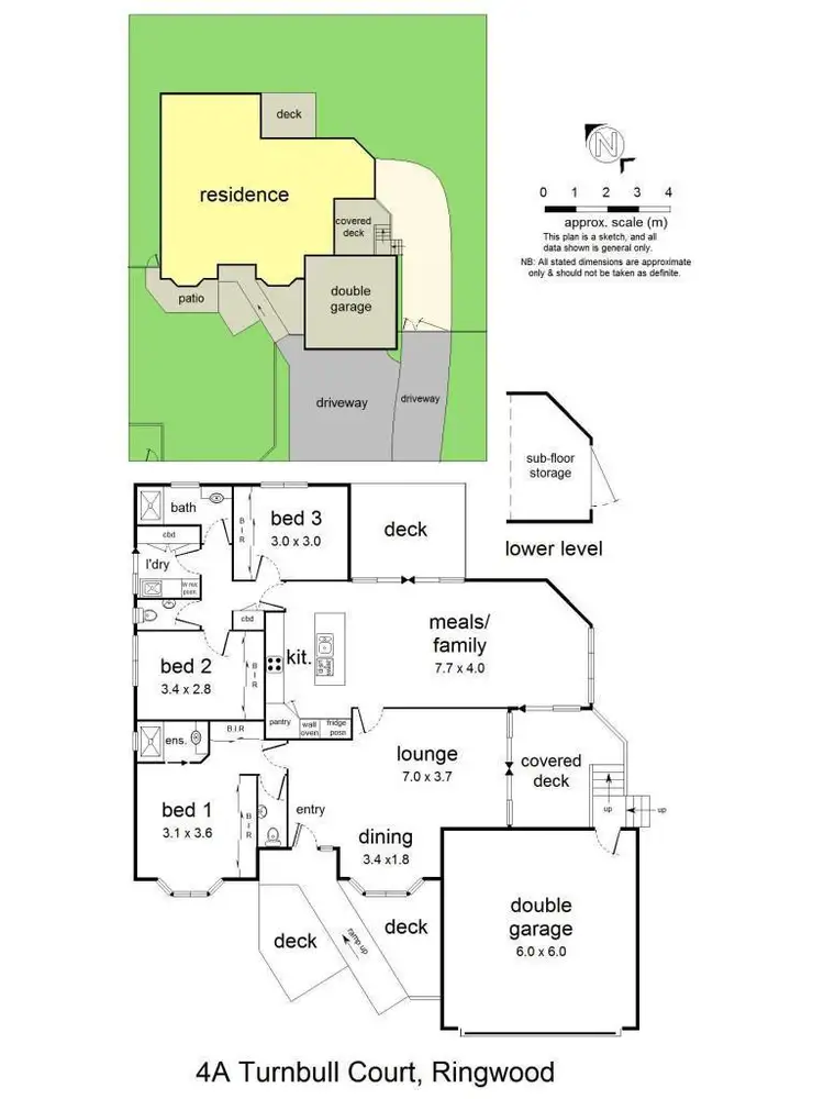 Floorplan of Homely house listing, 4A Turnbull Court, Ringwood VIC 3134