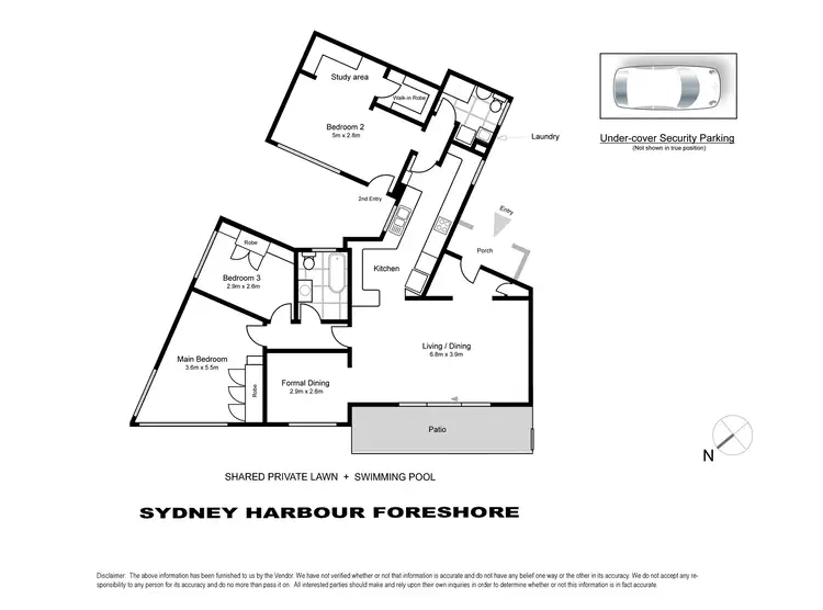 Floorplan of Homely apartment listing, 12/11a Oyama Avenue, Manly NSW 2095