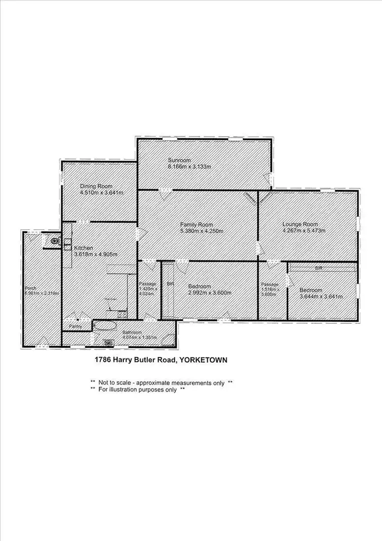 Floorplan of Homely house listing, 1786 Harry Butler Road, Yorketown SA 5576