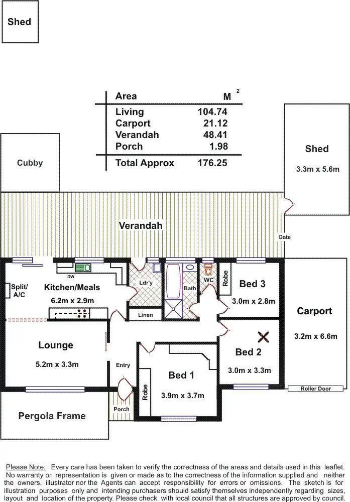 Floorplan of Homely house listing, 4 Trim Drive, Ridgehaven SA 5097