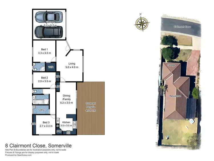 Floorplan of Homely house listing, 8 Clairmont Close, Somerville VIC 3912