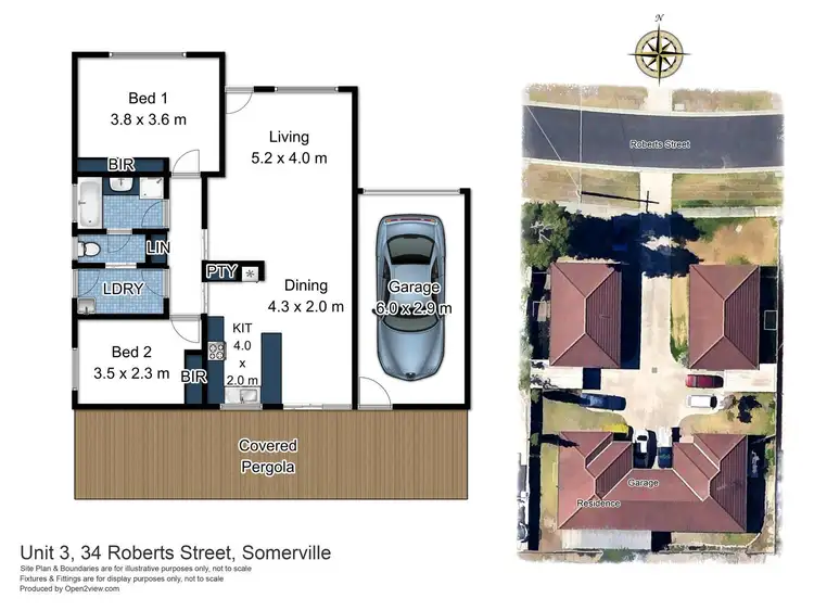 Floorplan of Homely unit listing, 3/34 Robert Street, Somerville VIC 3912