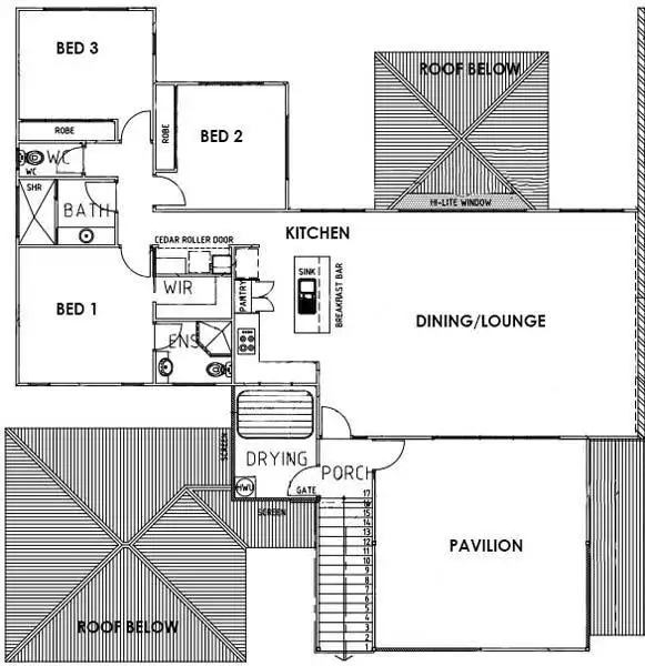 Floorplan of Homely unit listing, 8/43 Frederick Street, Broome WA 6725