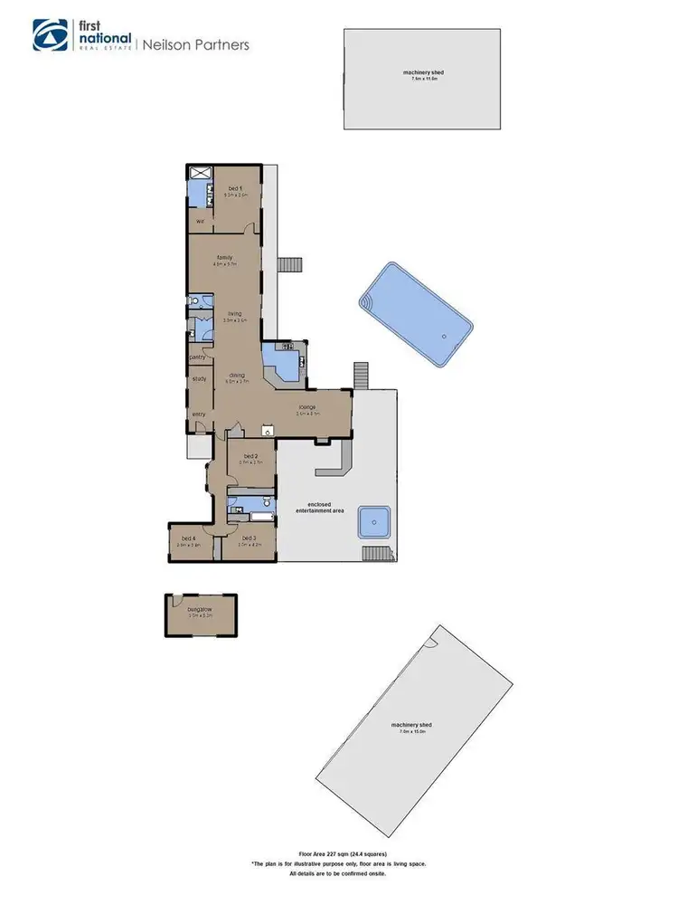 Floorplan of Homely rural property listing, 12 Nagle Crescent, Maryknoll VIC 3812
