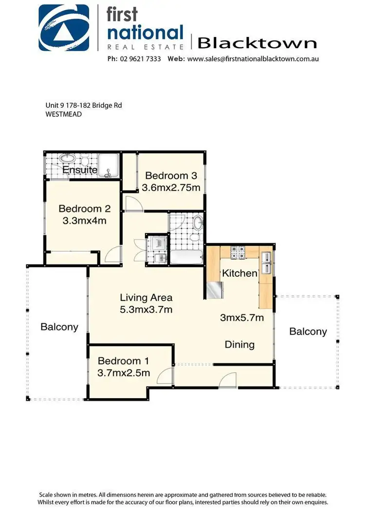 Floorplan of Homely apartment listing, 9/178-182 Bridge Road, Westmead NSW 2145