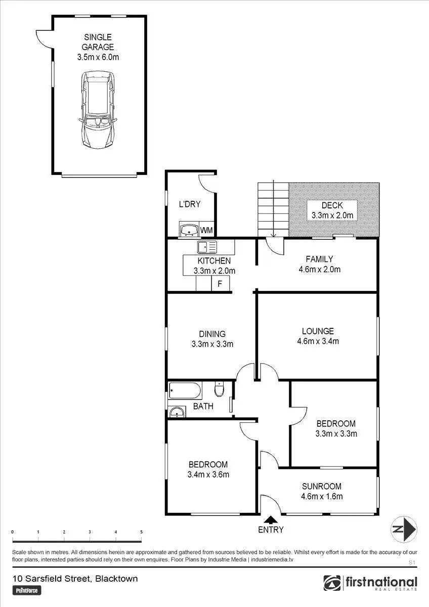Floorplan of Homely house listing, 10 Sarsfield Street, Blacktown NSW 2148