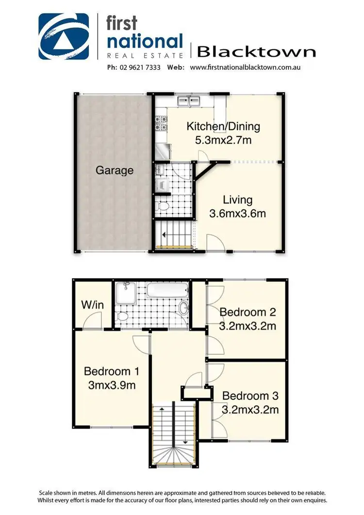 Floorplan of Homely townhouse listing, 2/33 Doonside Crescent, Blacktown NSW 2148