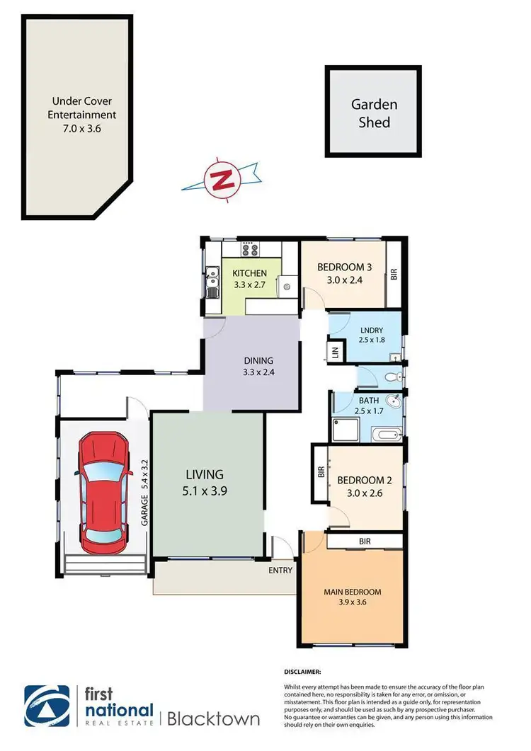 Floorplan of Homely house listing, 13 Highlands Crescent, Blacktown NSW 2148