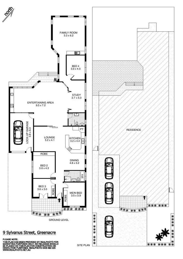 Floorplan of Homely house listing, 9 Sylvanus Street, Greenacre NSW 2190