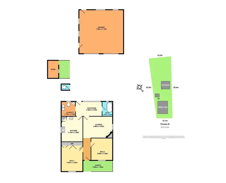 Floorplan of Homely house listing, 8 Thomas Street, Cardiff NSW 2285